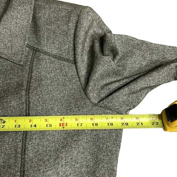 Y2K, LINDOR blazer,women size  12. Green/grey,hi-lo,button closure,shirt collar, - Picture 5 of 16